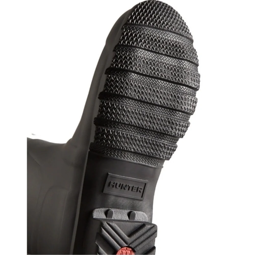 NEW HUNTER Original Tall Boots Black Matte Rain Shoe Waterproof High Quality
